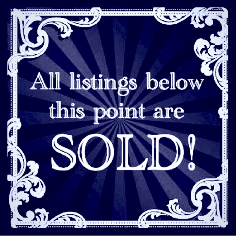 ❗️Sold beyond this point❗️
